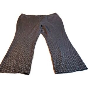 investments women XL pants Pull On Elastic Waist Stretch Wide Leg Career Stretch